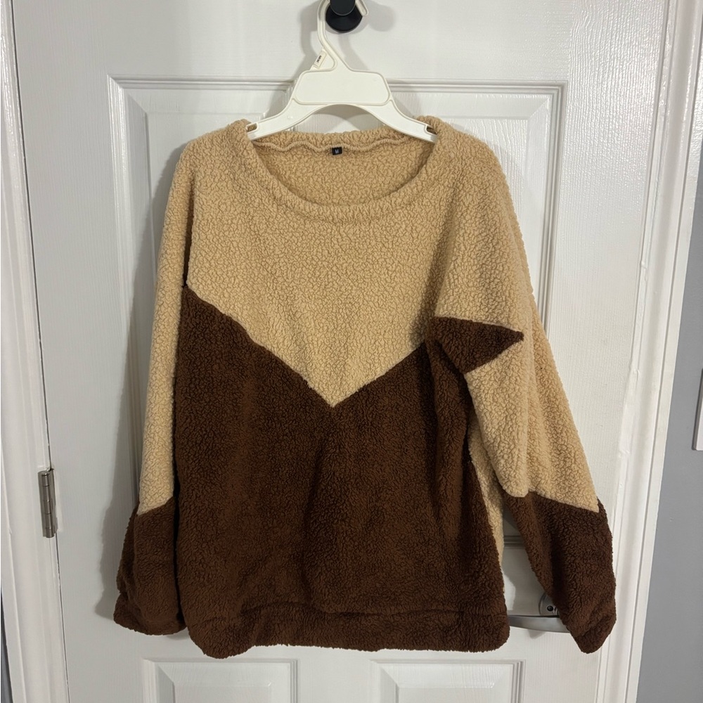 Cozy Two-Tone Sweater